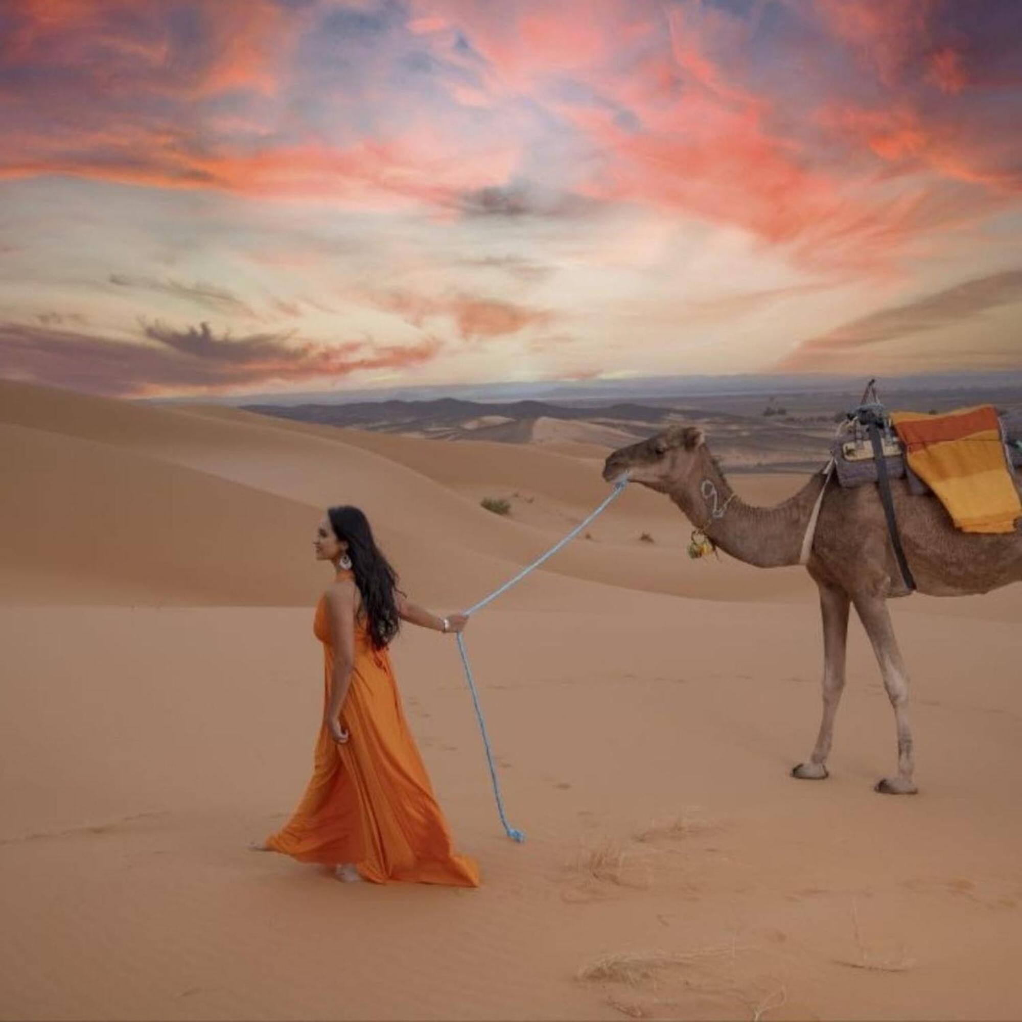 Unique Sahara Camp Hotel Мерцуга Екстериор снимка