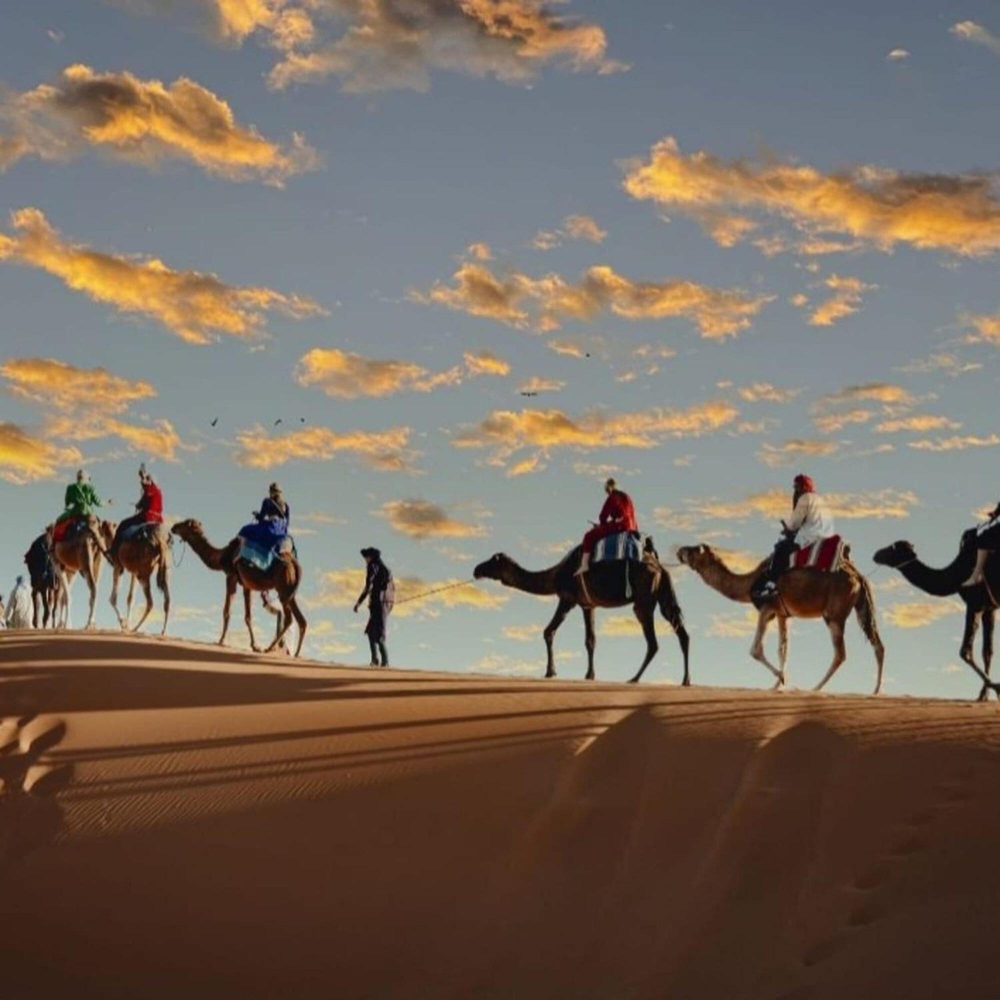 Unique Sahara Camp Hotel Мерцуга Екстериор снимка