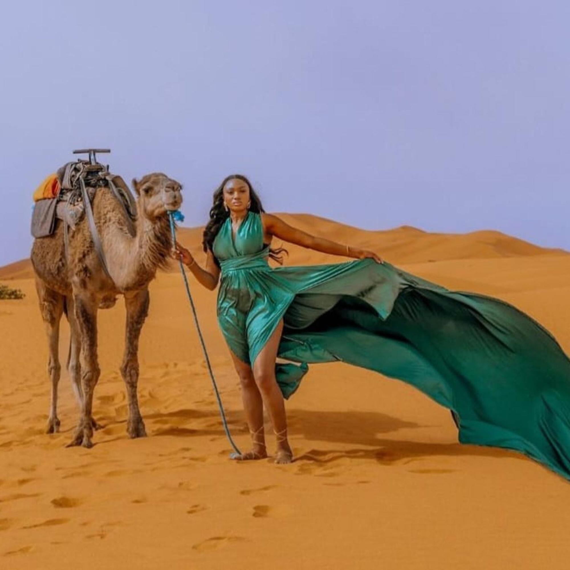 Unique Sahara Camp Hotel Мерцуга Екстериор снимка